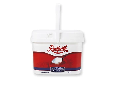 Contenant Réutilisable et Recyclable avec Sucre Granulé Redpath