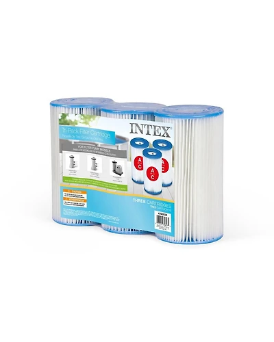 Cartouche filtrante pour piscine Intex Type A, paquet de 3