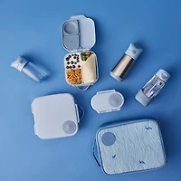 b.box - Bouteille d'eau moderne junior de 380 ml avec paille rabattable pour les tout-petits et les enfants. Anti-déversement, anti-fuite, sans BPA. Idéal pour l'école/la garderie ou la prochaine étap