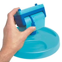 Aqua Joe AJ-OSPR20 20-Nozzle Max Coverage Adjustable Gear Driven Oscillating Sprinkler on Sled Base