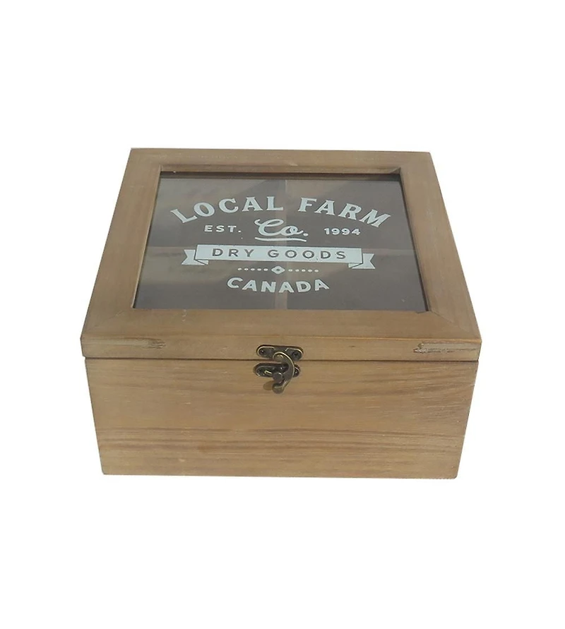 hometrends Botanical Bliss Wood Box