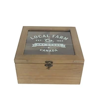 hometrends Botanical Bliss Wood Box