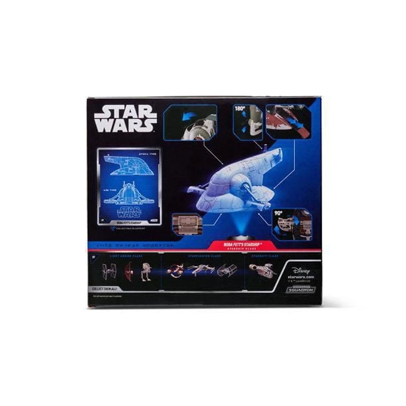Véhicule de luxe StarWars (véhicule et figurine de 20 cm) - Le vaisseau de Boba Fett - Vague 1