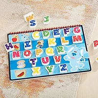 Melissa & Doug Blue's Clues & You! Wooden Chunky  Puzzle - Alphabet