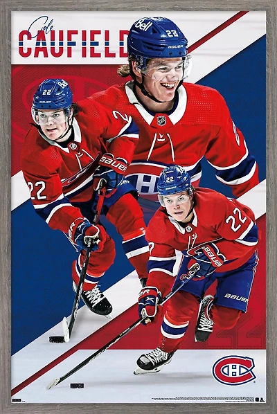 NHL Montreal Canadiens - Cole Caufield 22 Wall Poster