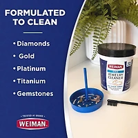 Nettoyant pour bijoux Weiman pour or, or blanc et pierres précieuses, 200 g