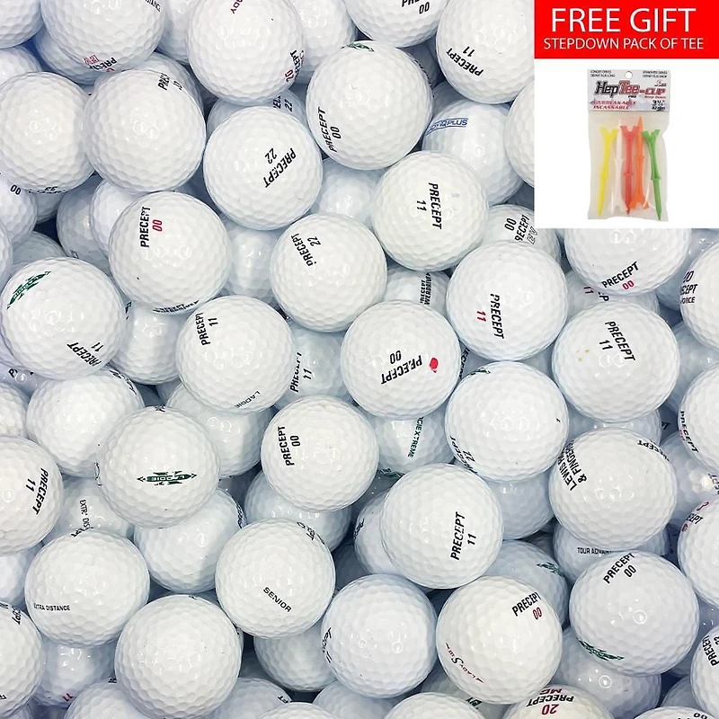Mulligan - 88 balles de golf récupérées Precept  AAA, Blanc