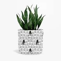 Tissu au mètre en coton Fabric Creations à motif de blanc avec Darth Vader et Storm Troopers de la Guerre des Étoiles
