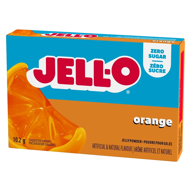 Mélange De Poudre Pour Gelée Orange, Sans Sucre Ajouté, Boîte De 10, 2 G