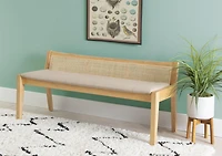 Claudie Cane Bench