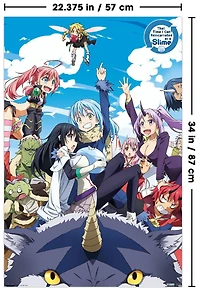 That Time I Got Reincarnated As A Slime - Group Wall Poster, 22.375" x 34"