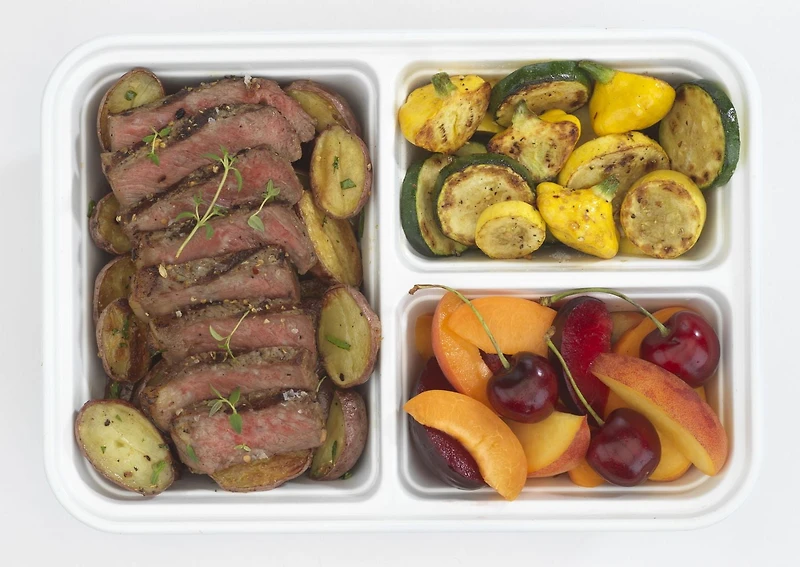 Grand contenant de préparation de repas