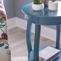 Barclay Side Table, Teal