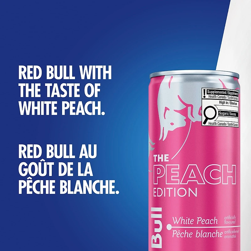 Red Bull pêche blanche 250ML