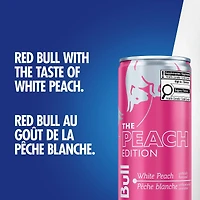 Red Bull pêche blanche 250ML