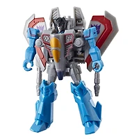 Transformers Bumblebee Cyberverse Adventures, figurine Action Attackers Starscream de 9,5 cm, classe Éclaireur, attaque répétable Wing Slice