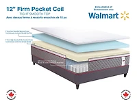 Matelas ferme Springwall 12 po à ressorts ensachés