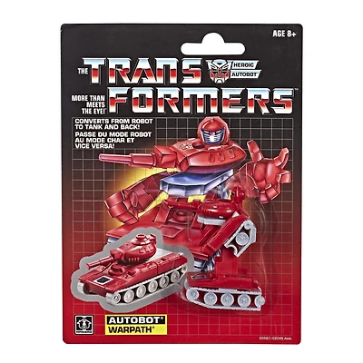 Transformers: Vintage G1 - Autobot Warpath de classe légion à collectionner