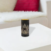 Stand De Verre Noir À La Tête De Noël 8