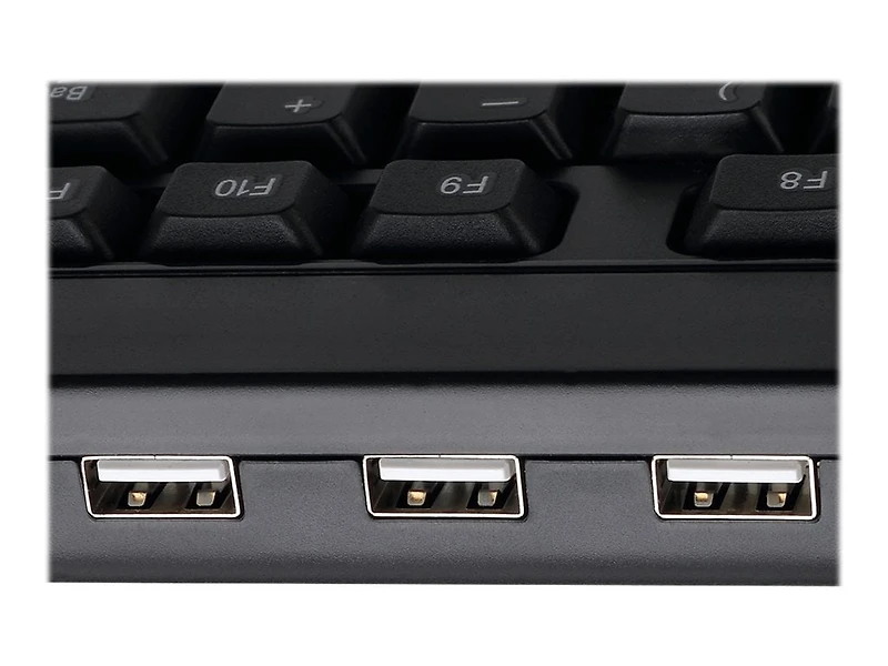 Adesso EasyTouch 132 - Clavier de Bureau Multimédia avec Concentrateur USB à 3 Ports