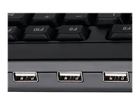 Adesso EasyTouch 132 - Clavier de Bureau Multimédia avec Concentrateur USB à 3 Ports