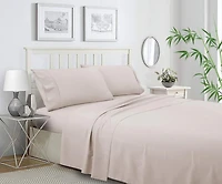 Ensemble de draps en mélange de polyester et bambou