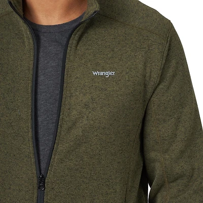 Chandail en polaire à glissière pleine longueur Wrangler pour hommes