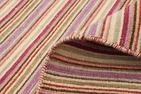 ECARPETGALLERY Tapis Fait à la Main pour Salon, Salle à Manger et Chambre à Coucher Transitionnel Collection Manhattan 5'0" x 7'0" en Ivoire