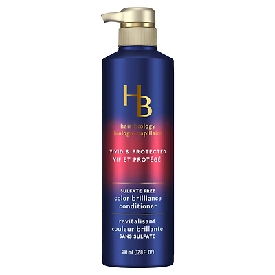 Hair Biology Biotine Color Brilliance Revitalisant Sans Sulfate, Protège contre les Dommages, le Ternissement, pour Cheveux Épais, Gris et Colorés