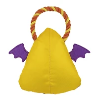 Vibrant Life Halloween Jouet pour chien en peluche grinçante de 8 pouces, Bonbons au maïs avec corde