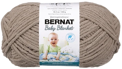 Bernat® Baby Blanket™ Yarn, Polyester #6 Super Bulky, 10.5oz/300g, 220 Yards, Soft