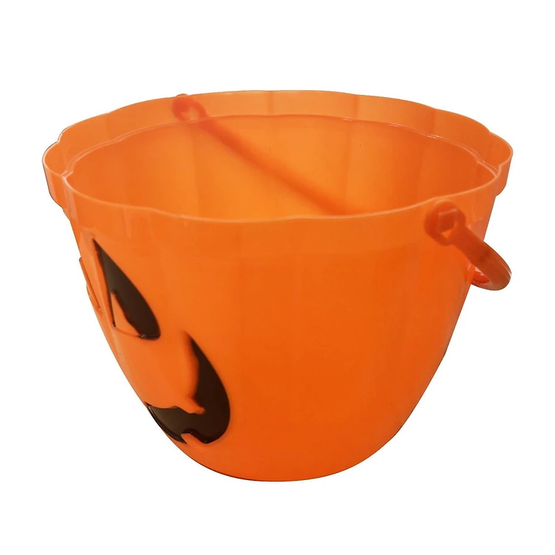 Façon de célébrer Orange Light up bucket pour Halloween Party Treat ou Trick