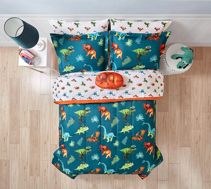 Mainstays Kids Dino Bed in a bag Set