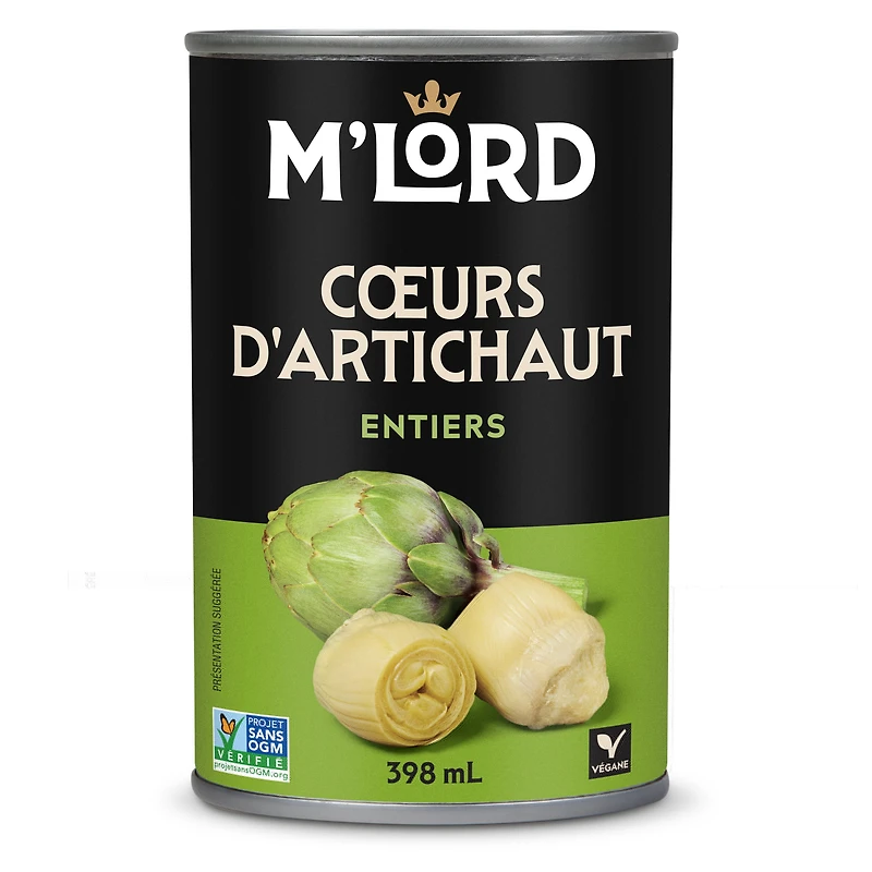 M'Lord Artichoke Hearts Whole, 398ml