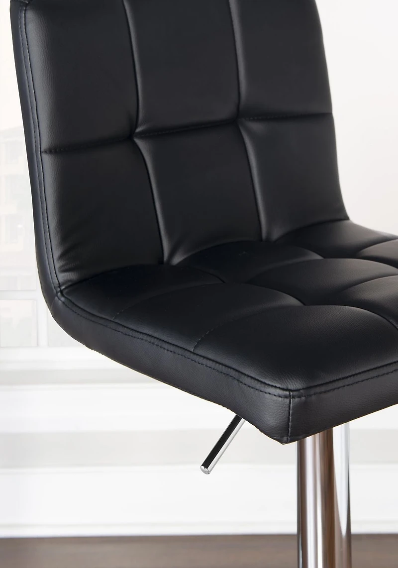 Tabouret de Bar Nasar, Noir