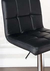 Tabouret de Bar Nasar, Noir