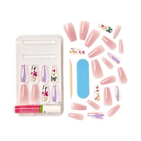 KISS Gel Fantasy - 28 faux ongles, longs Ongles gel.