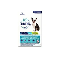 Parapet K9 Praventa 360™ Flea & Tick Treatment, For Medium Dogs from 4.6kg to 11kg, 1 Tube