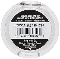Annabelle Matte Single Eyeshadow, Cocoa, Intensely pigmented. Buildable coverage. Easy application.
