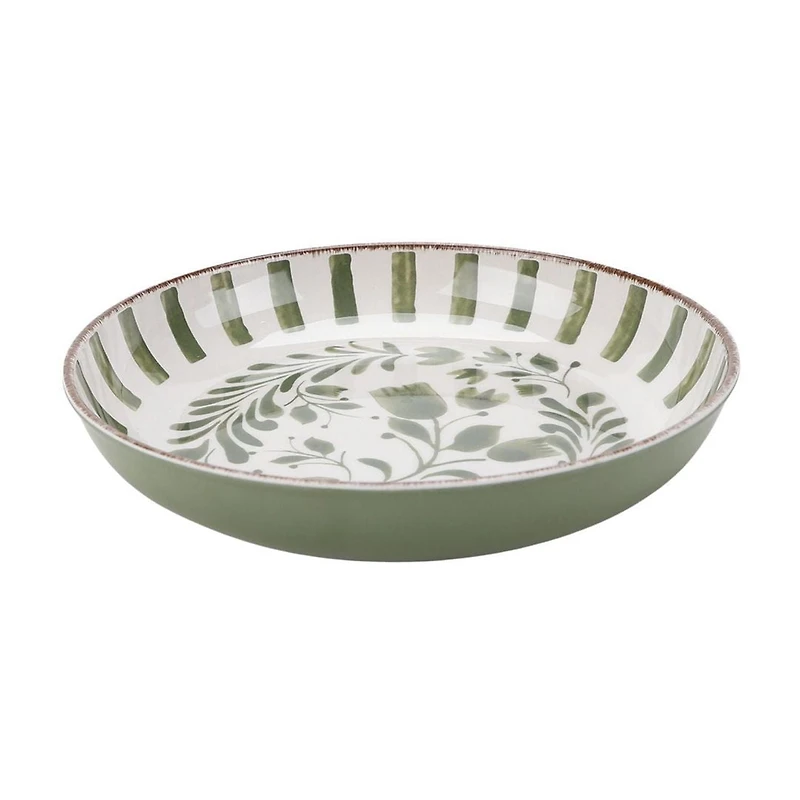 Better Homes & Gardeens Bamboo Melamine Dinner Bowl Green Set, 4pc