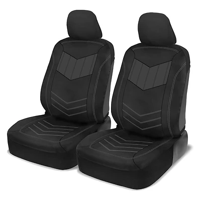 Motor Trend MTSC-304-CC Leatherette Sideless Auto Seat Covers, Charcoal