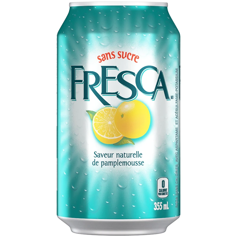 Fresca Fridge Pack Cannettes, 355 mL, 12 Pack 12 x 355 ml