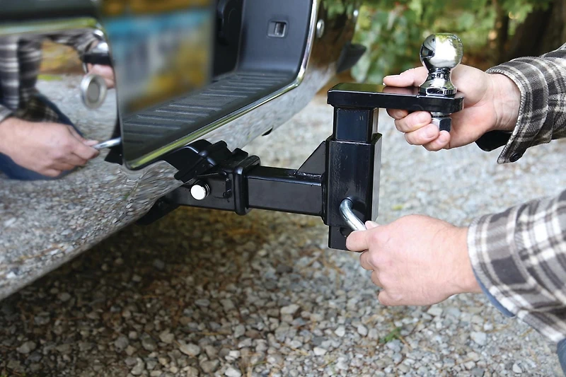 Support de boule réglable avec clip et goupille à dégagement rapide Towsmart Support de boule réglable