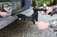 Support de boule réglable avec clip et goupille à dégagement rapide Towsmart Support de boule réglable