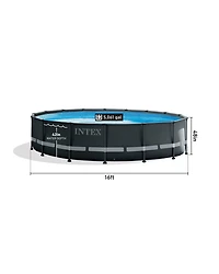 Piscine Hors Terre Intex 16 pi X 4 pi Ultra XTR avec pompe à filtre à sable