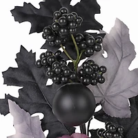 Halloween Pl Pur Floral Pick
