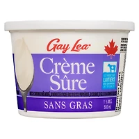 Gay Lea Fat Free Sour Cream, 500 mL