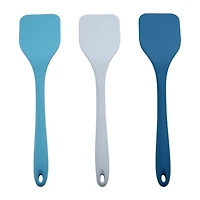 Spatule spatule en silicone solide résistante à la chaleur Mainstays, bleu marine, gris ou bleu sarcelle Spatule solide en silicone MS Color