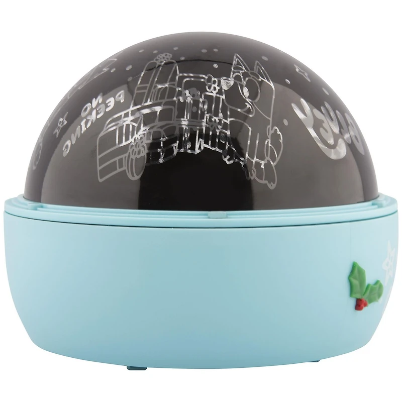 Christmas Lightshow Projection-Tabletop ShadowLights-Bluey Christmas-Bluey (White)
