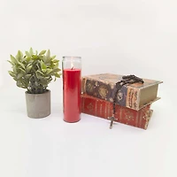 Unscented Jar Candle, Red, 9.88 oz